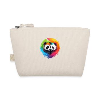 LGBTQIA+ Panda`s in love - Bio-Täschchen - Natur - Vorne