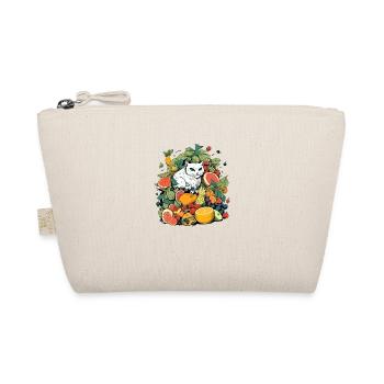 Mathéo the cat in the fruit - Organic Pouch - nature - Front