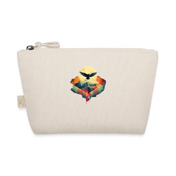 A bird spreads its wings - Organic Pouch - nature - Front