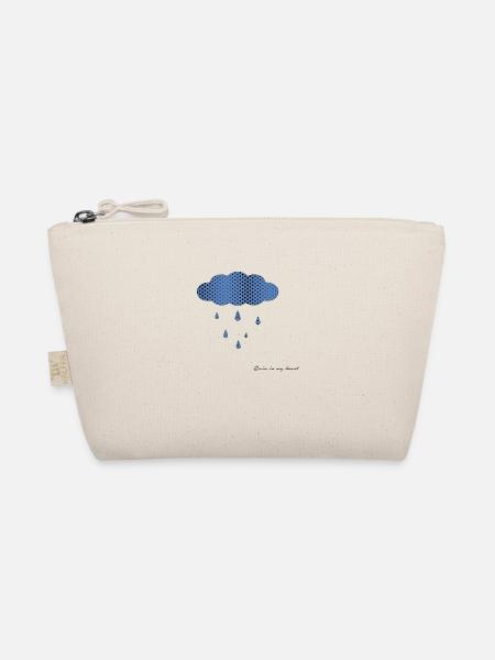 Regen in meinem Herzen - Bio-Täschchen - Natur - Vorne