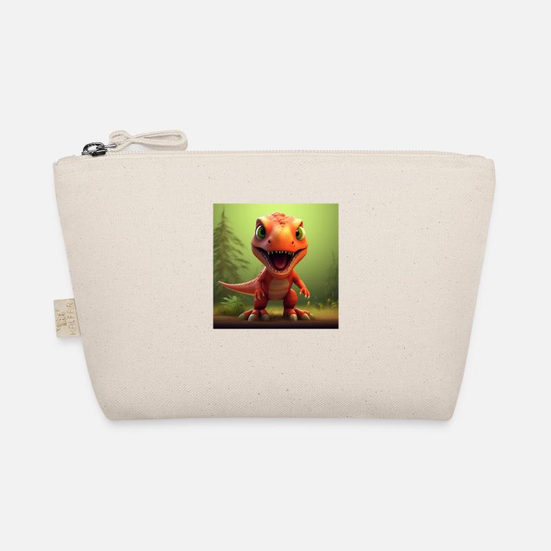 Cute T-Rex Adventures Organic Pouch