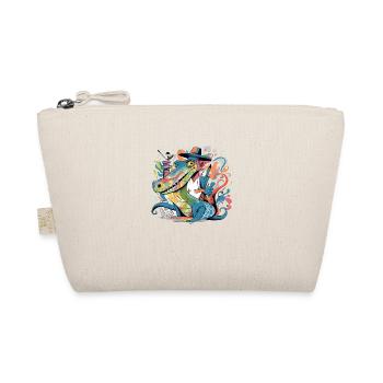 Izidi the alligator - Organic Pouch - nature - Front