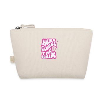 Here comes the bride-la mariée - Organic Pouch - nature - Front