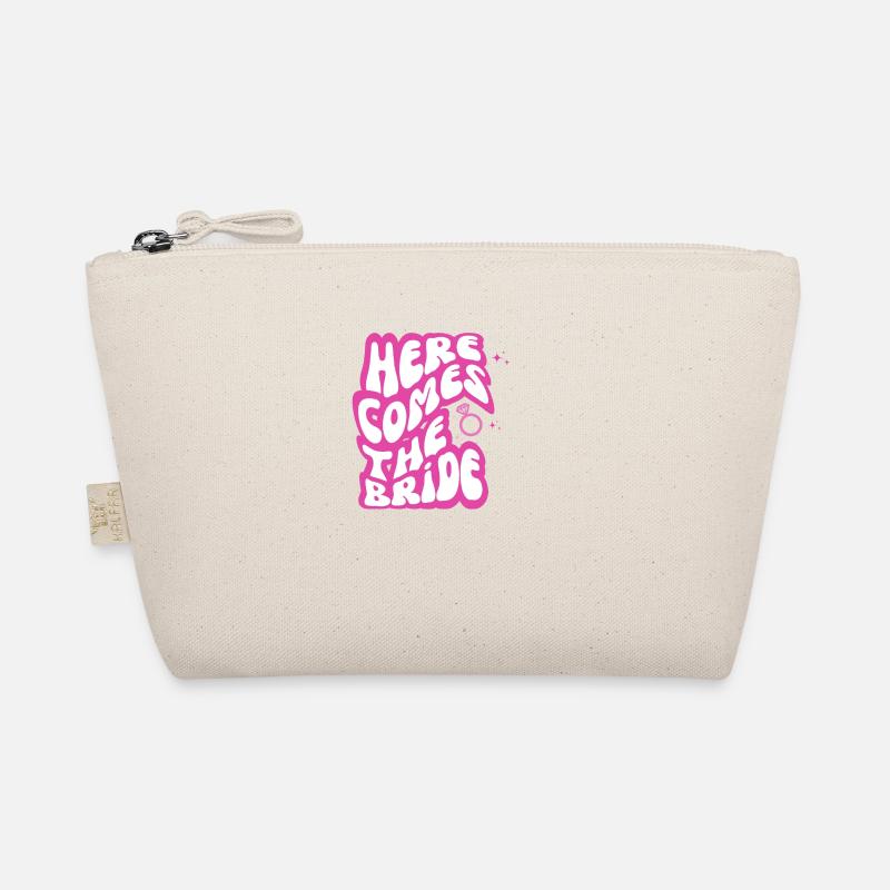 Here comes the bride-la mariée Organic Pouch