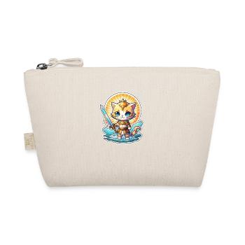 mignon chaton épée de la plage de l’été - Trousse biologique - nature - Devant