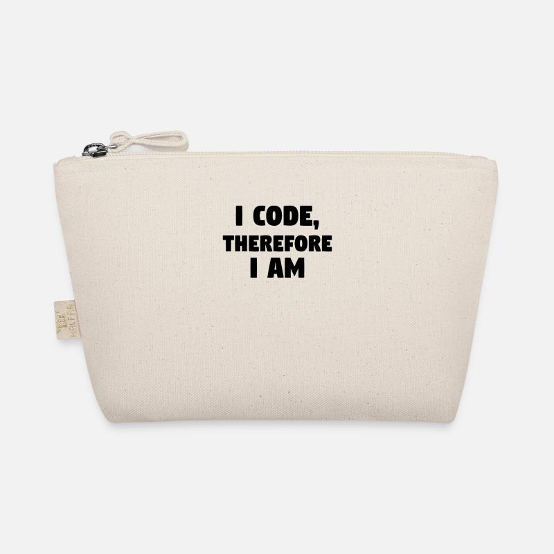 I Code, Therefore I Am! #ProgrammingLife Bio-Täschchen