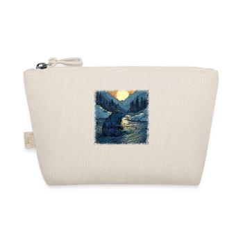 bobr beavers gift idea pet - Bio-Täschchen - Natur - Vorne
