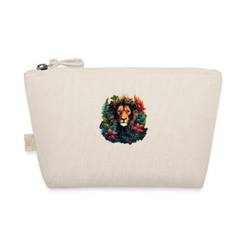 Jungle King : T-shirt avec un lion majestueux - Trousse biologique - nature - Devant