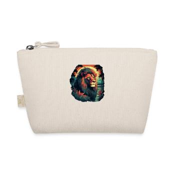 Magie du lion au coucher du soleil: design exotique - Trousse biologique - nature - Devant