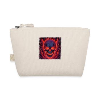 Funny Dirty Human Skeleton Birthday Present - Organic Pouch - nature - Front