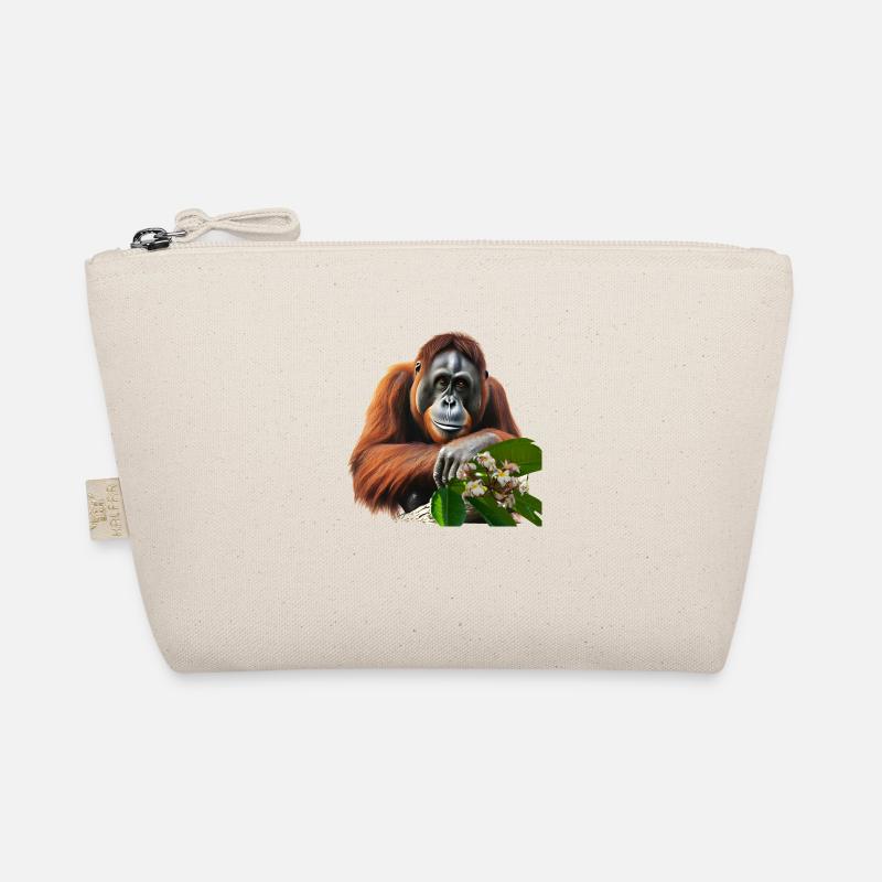 Orangutans often live only in captivity Organic Pouch