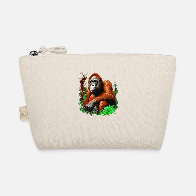 Orangutans can be happy or angry Organic Pouch