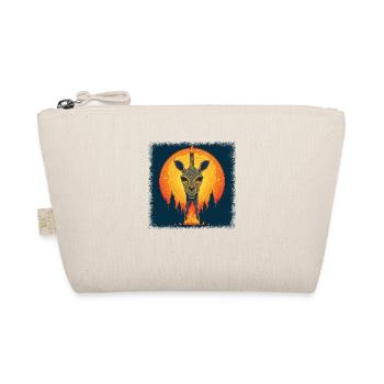 birthday present giraffe nursery quote giraffe - Organic Pouch - nature - Front