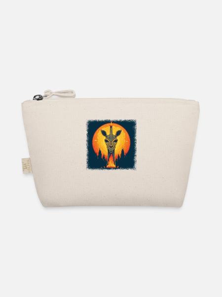 birthday present giraffe nursery quote giraffe - Bio-Täschchen - Natur - Vorne
