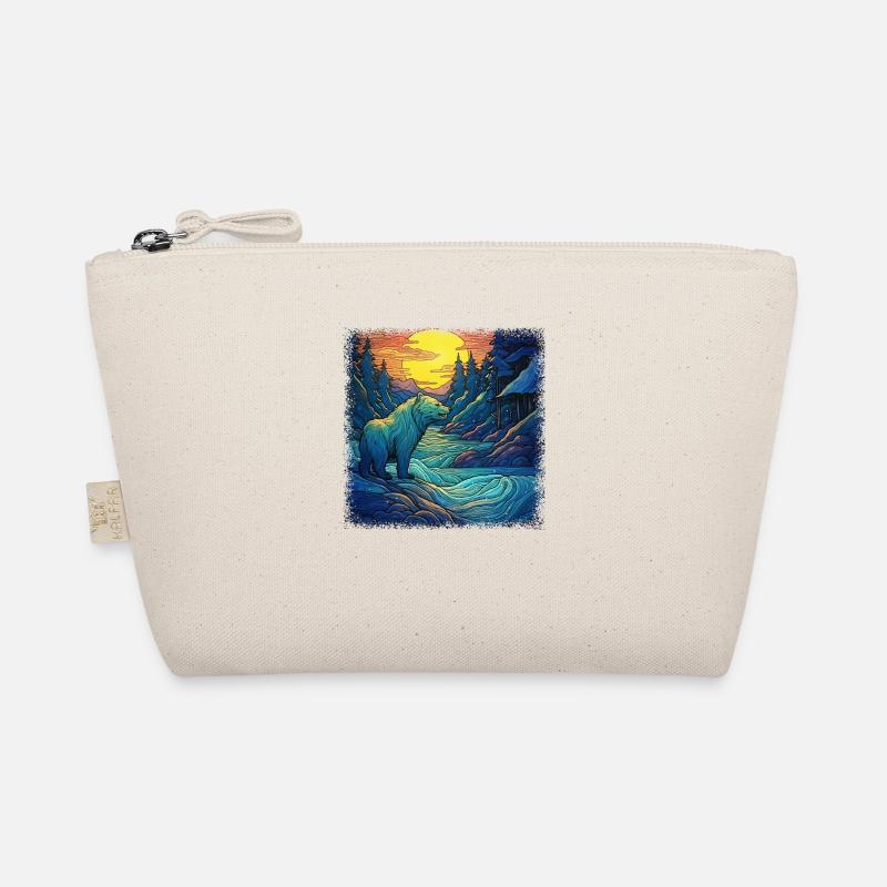 panda bear koala present statement geek birthday Bio-Täschchen