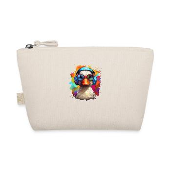 Canard funky avec écouteurs et lunettes - Trousse biologique - nature - Devant