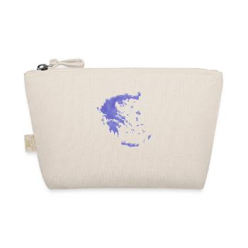 « Map », Boho Line Art Design, série « Grèce » - Trousse biologique - nature - Devant