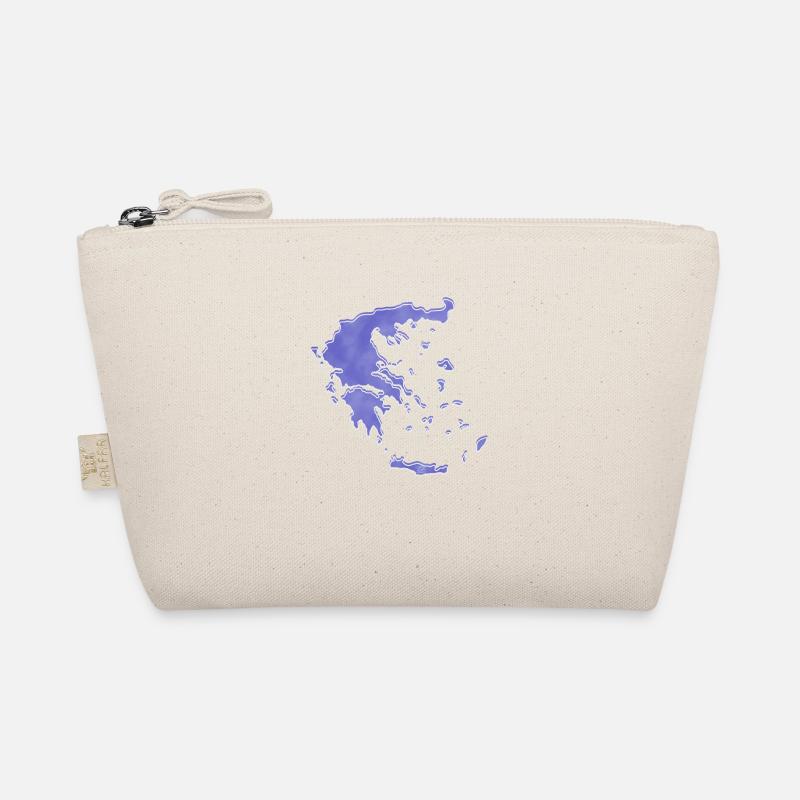 « Map », Boho Line Art Design, série « Grèce » Trousse biologique