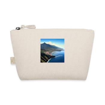 Tropical Island Volcano - Organic Pouch - nature - Front
