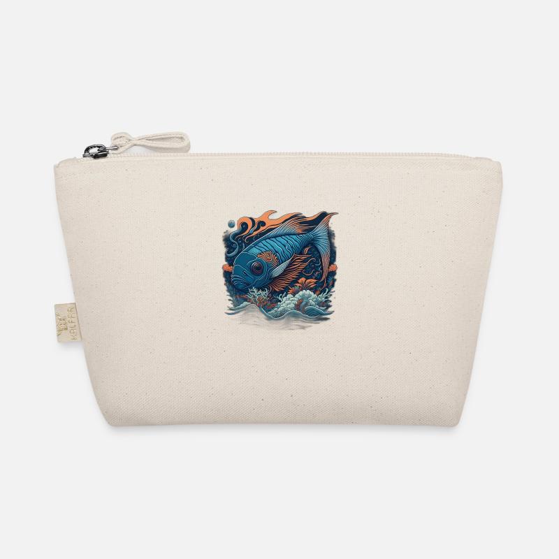 Japanese fish Organic Pouch