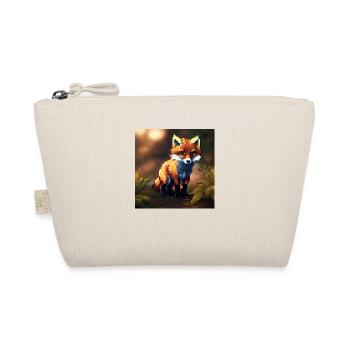 Fox pixel art - Organic Pouch - nature - Front