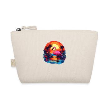 Flamant rose au coucher du soleil - Trousse biologique - nature - Devant