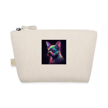 Chihuahua art - Organic Pouch - nature - Front
