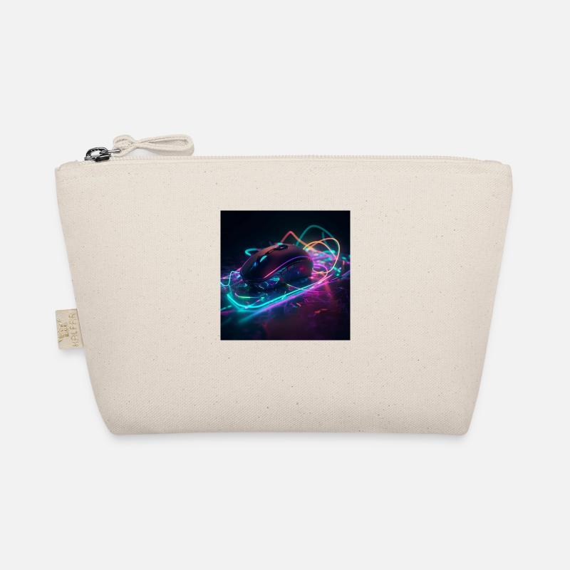 Mouse neon art Organic Pouch