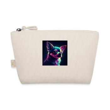 Chihuahua art - Organic Pouch - nature - Front