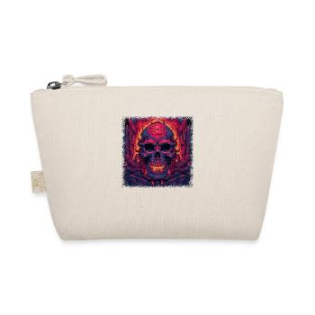 dirty fuck you exoskeletal fun birthday bday scary - Organic Pouch - nature - Front