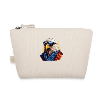 Streetwear Weißkopfseeadler | Adler-Liebhaber - Bio-Täschchen - Natur - Vorne