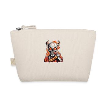 Crâne cornu | J’adore le barbecue et les hot-dogs - Trousse biologique - nature - Devant