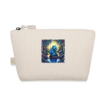 Quote Bday Happy Panda Joke Panda Bear Koala - Organic Pouch - nature - Front