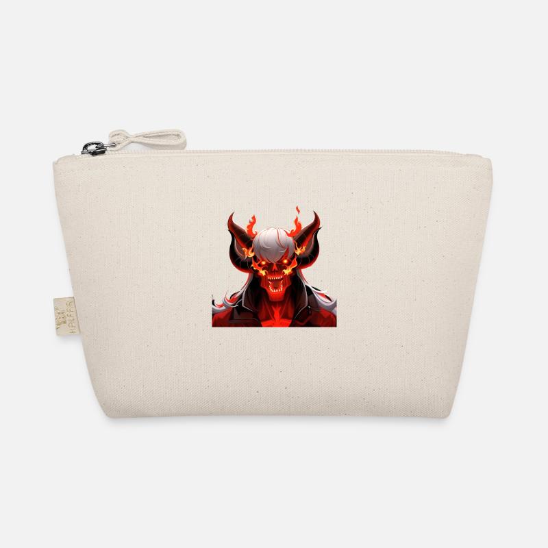 The 4-horned fire and summer devil - Organic Pouch - nature