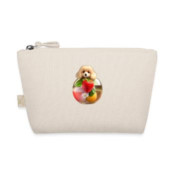 Chien mignon avec une fraise - Trousse biologique - nature - Devant
