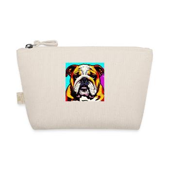 Bulldog PopArt - Trousse biologique - nature - Devant
