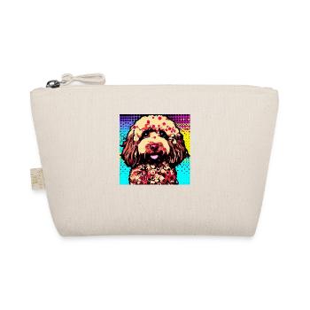 Poodle Cross Pop Art - Trousse biologique - nature - Devant