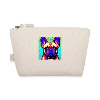 Bouledogue français Pop Art - Trousse biologique - nature - Devant