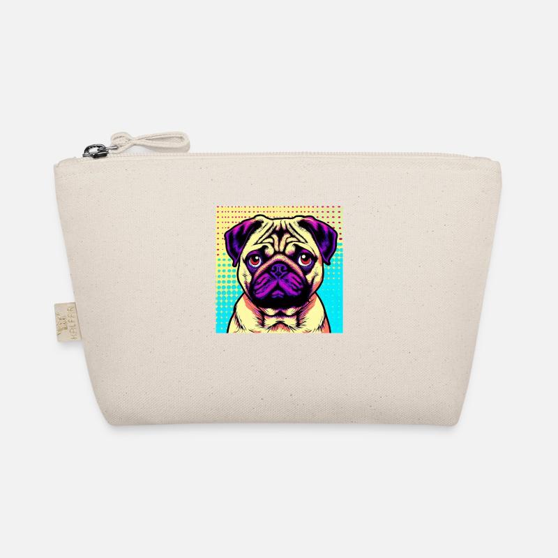 Pug Pop Art Organic Pouch