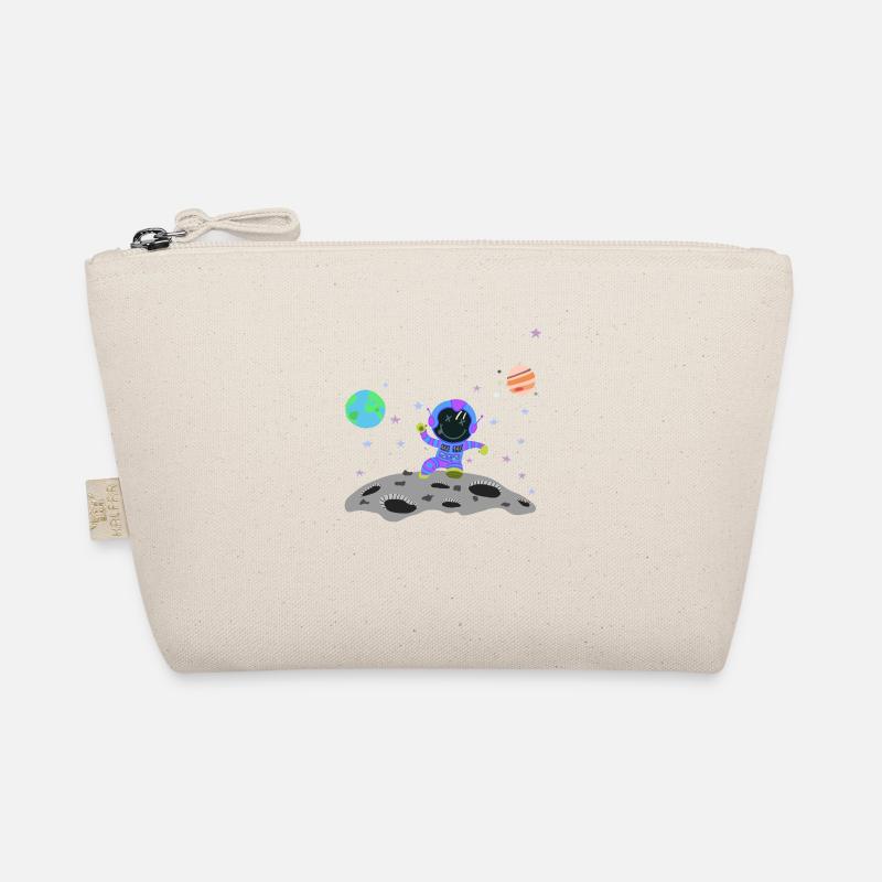 Astronaut blue-violet Organic Pouch