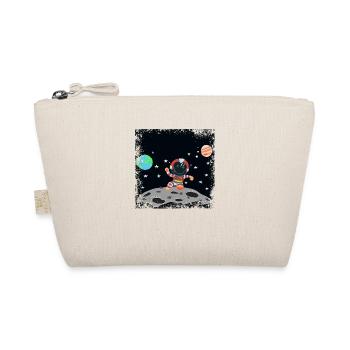 Astronaut red white grunge - Organic Pouch - nature - Front