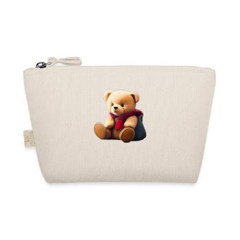 Teddy bear - Organic Pouch - nature - Front