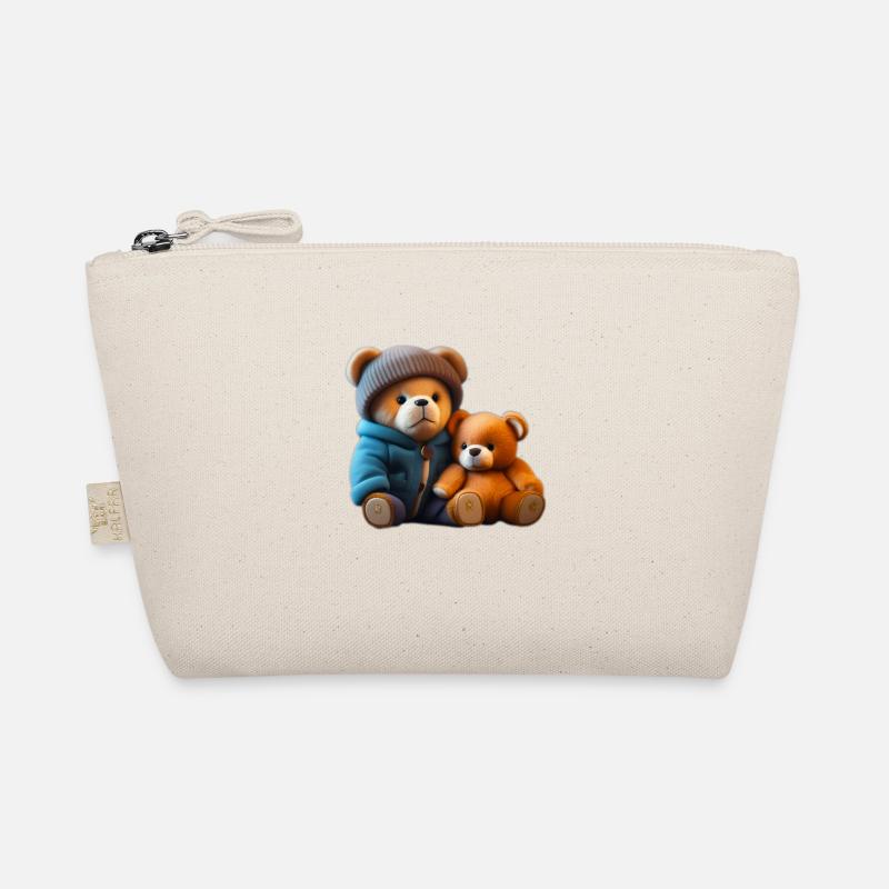 Teddybären - Bio-Täschchen - Natur