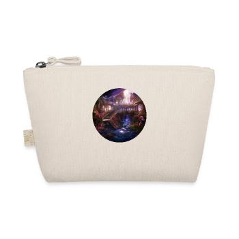 Verzauberter Astral-Sternenhafen - Bio-Täschchen - Natur - Vorne