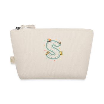 Fahrzeugbriefe - personalisiertes Kindergeschenk - Bio-Täschchen - Natur - Vorne