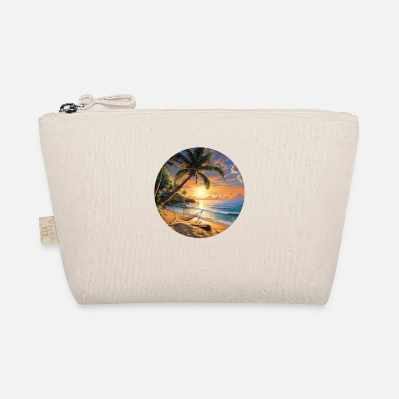 Relaxed coastal excursion: wave magic in summer Organic Pouch