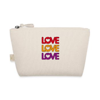 Love - Bio-Täschchen - Natur - Vorne