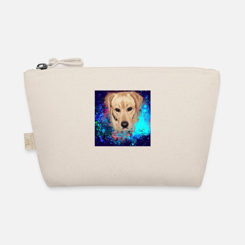 Labrador, Golden Retriever, graffiti,malerei Bio-Täschchen
