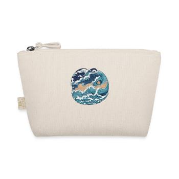 Japan Waves Art - Organic Pouch - nature - Front