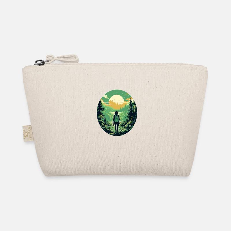 Responsible hiking in nature Organic Pouch